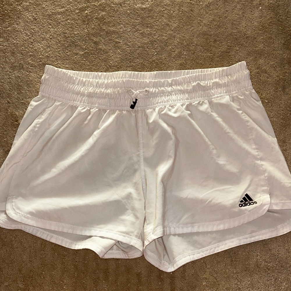 White Adidas Shorts